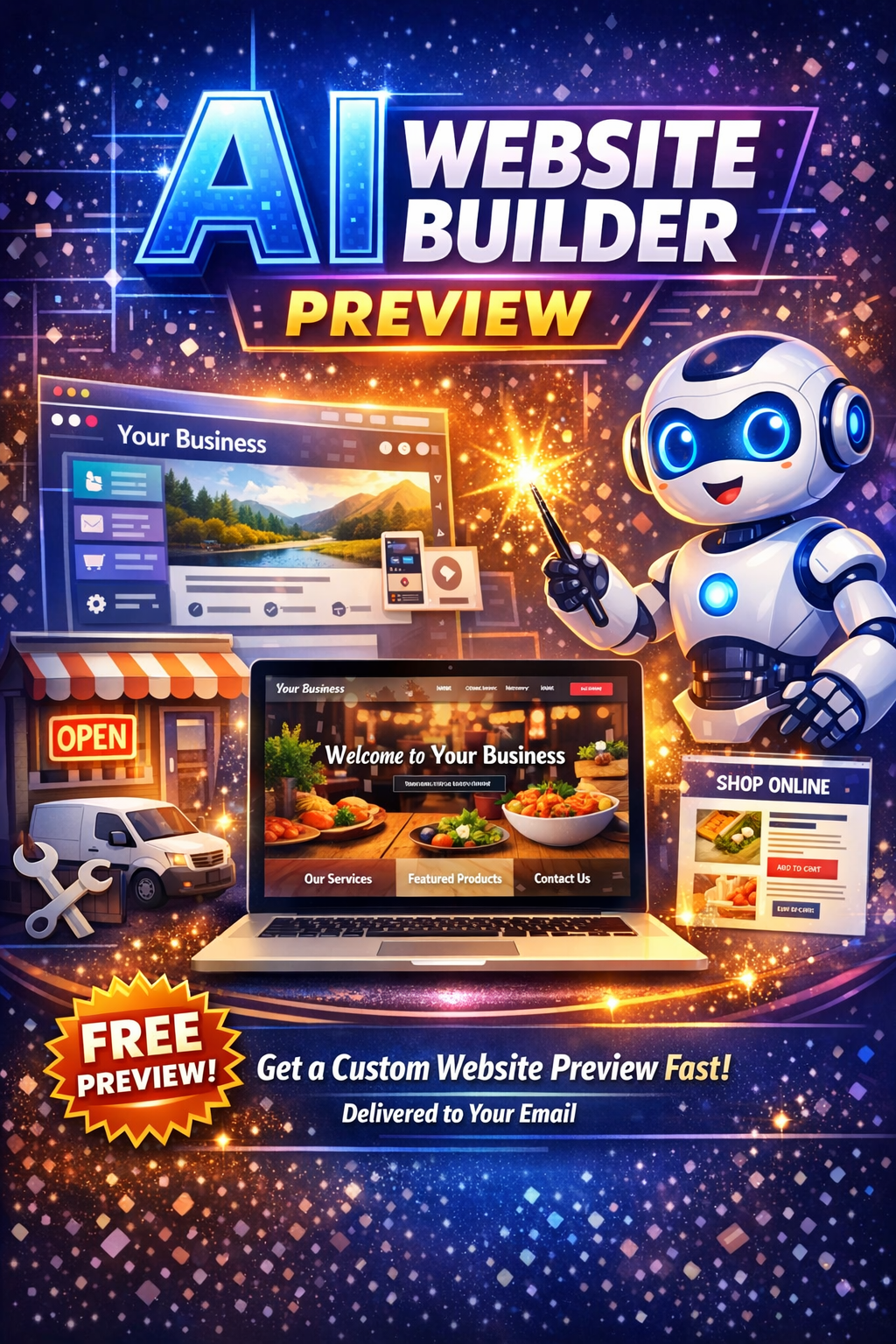 Example AI Website Preview